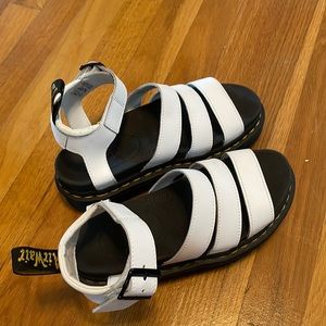 dr marten white blaire sandals